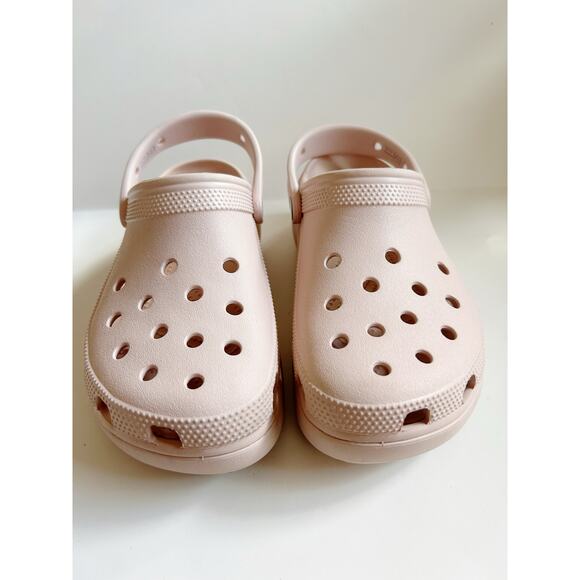Crocs Women's Classic Platform Clog Light Pink Size W9 - Picture 3 of 15